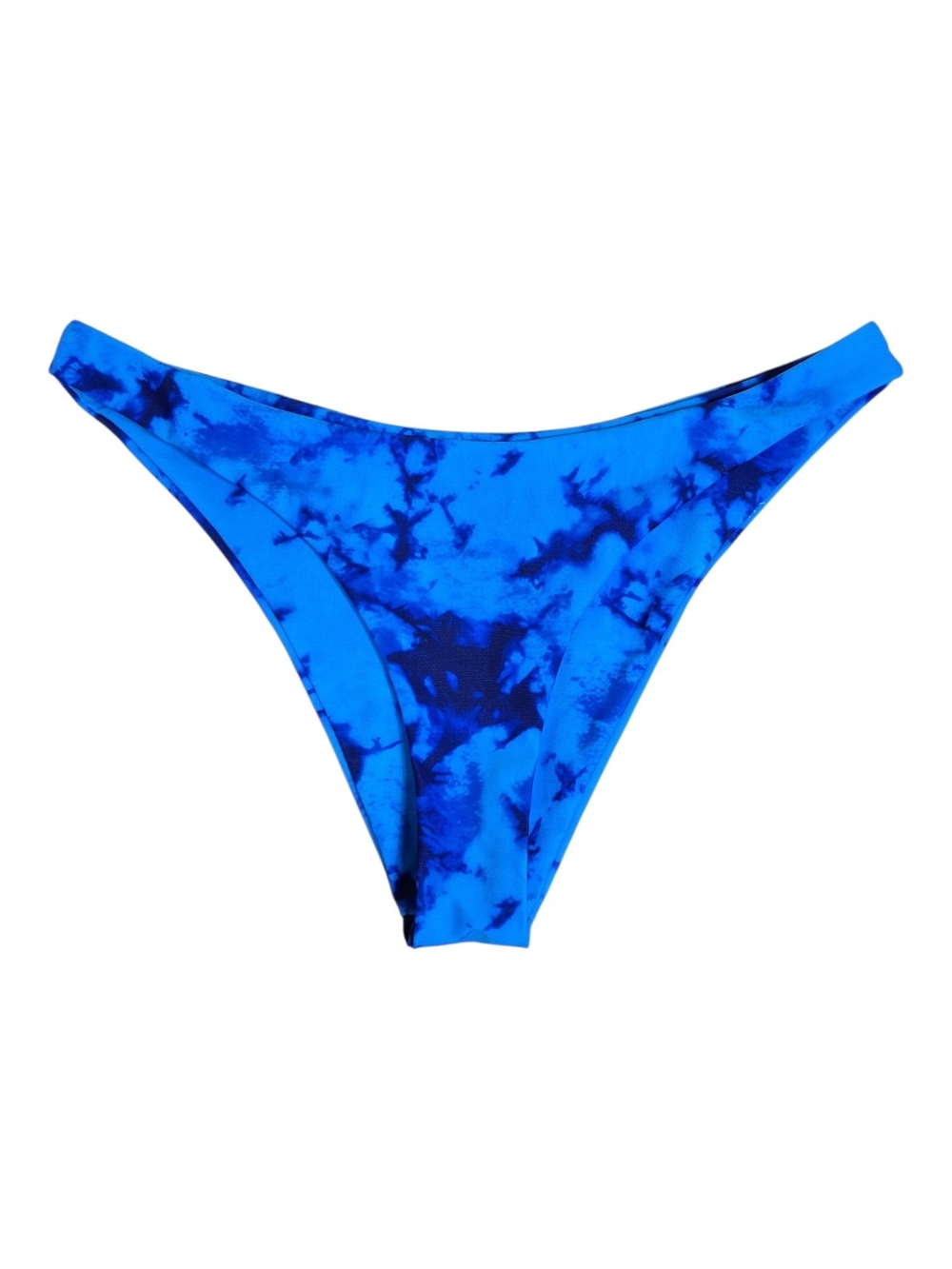 Blue Tie-Dye Cheeky Bikini Bottoms, Small/Medium, No Tag & Unknown Brand